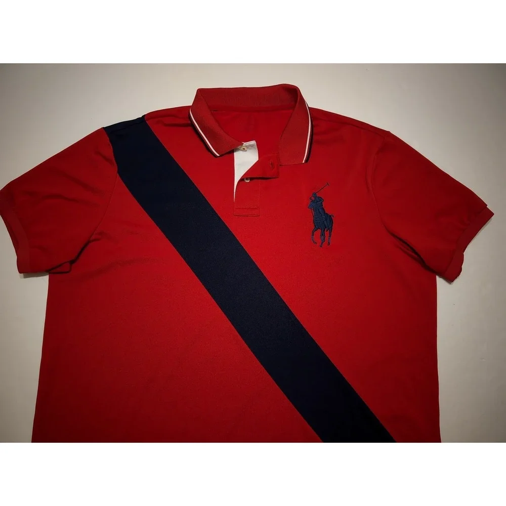POLO RALPH LAUREN Big Pony Performance Shirt Red XXL 2XL